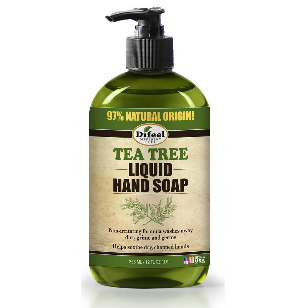 Difeel Tea Tree Liquid Hand Soap 12 oz. Tea Tree Oil Hand Soap