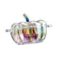 thumbnail image 5 of Dulcero de cristal con tapa, cuenco con forma de calabaza, recipiente para aperitivos, decorativo con tapa Vistoso, 5 of 9