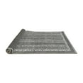 thumbnail image 2 of Ahgly Company Indoor Round Abstract Gray Modern Area Rugs, 6' Round, 2 of 4