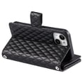 thumbnail image 3 of for iPhone 13 Wallet Case with Card Holder & Kickstand & Wrist Strap, Flip Folio Book Style PU Leather Shockproof Protective Phone Cover with Crossbody Strap for iPhone 13, Black, 3 of 11