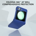 thumbnail image 4 of for Samsung Galaxy Z Flip 5 Case with Hinge Protection, Skin-Friendly Shockproof Drop Proof Full Body Protective Slim Cover Protective Case for Samsung Galaxy Z Flip 5,Darkblue, 4 of 6
