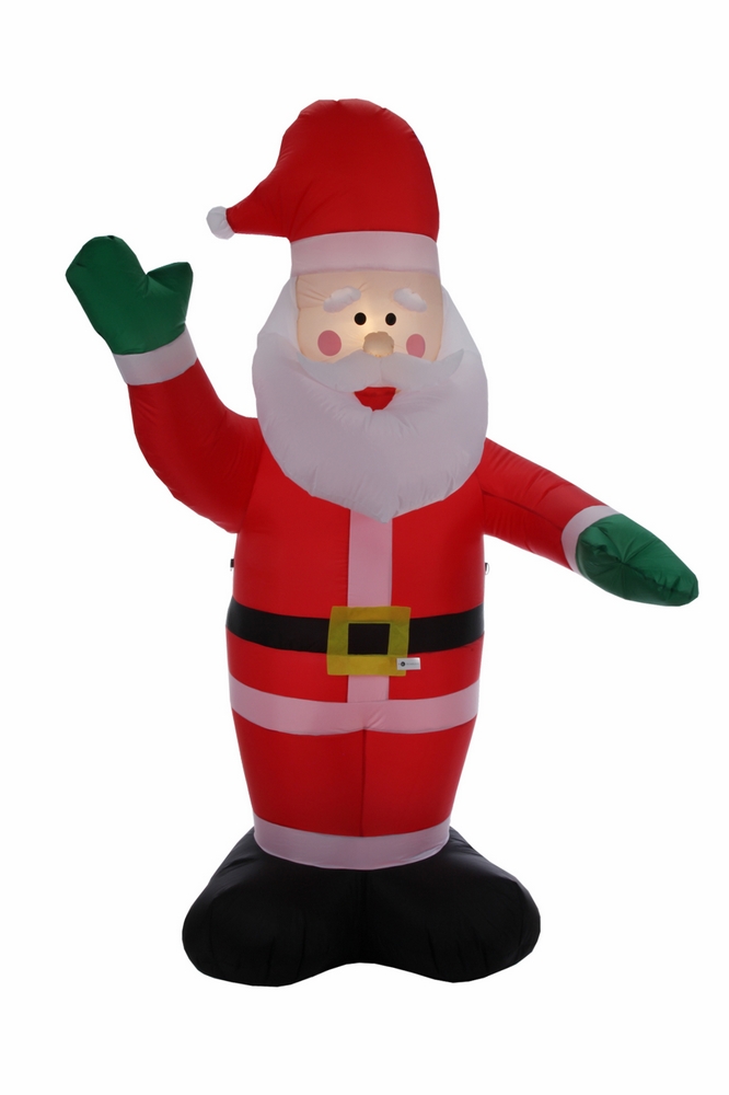 Decor for Yard Party Garden Patio New Year Albrillo Christmas Inflatables Santa Clause 8 Foot Blow Up Christmas Decorations Outdoor with LED Lights Renewed