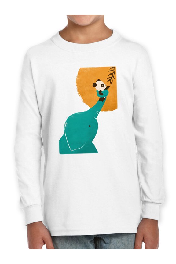 Helping Trunks Long Sleeve Toddler -Jay Fleck Designs, Unisex Regular Fit