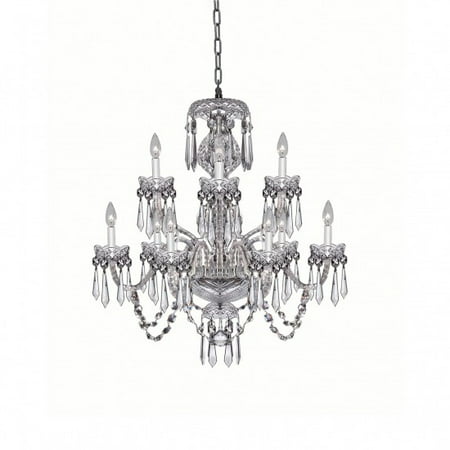 Designers Waterford Crystal - Waterford Crystal Cranmore Chandelier 9 Arm
