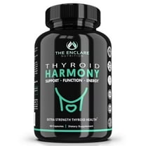 The Enclare Nutrition Harmony Thyroid Support Supplement with Iodine and Vitamin B12, Ashwagandha, Hormone Balance Thyroid Capsules for Women and Men, 60 Ct