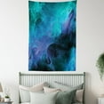 thumbnail image 3 of Fractal Tapestry, Surreal Hazy Color Tone Effects Featured Blurred Dark Fantasy Cyberspace Plasma Theme, Wall Hanging for Bedroom Living Room Dorm Decor, 40W X 60L Inches, Blue, by Ambesonne, 3 of 5