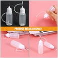 thumbnail image 3 of HOMEMAXS 20 Pcs Transparent PE Empty Squeeze Bottles with Precision Tips for Glue and Oil Storage 5ml, 3 of 8