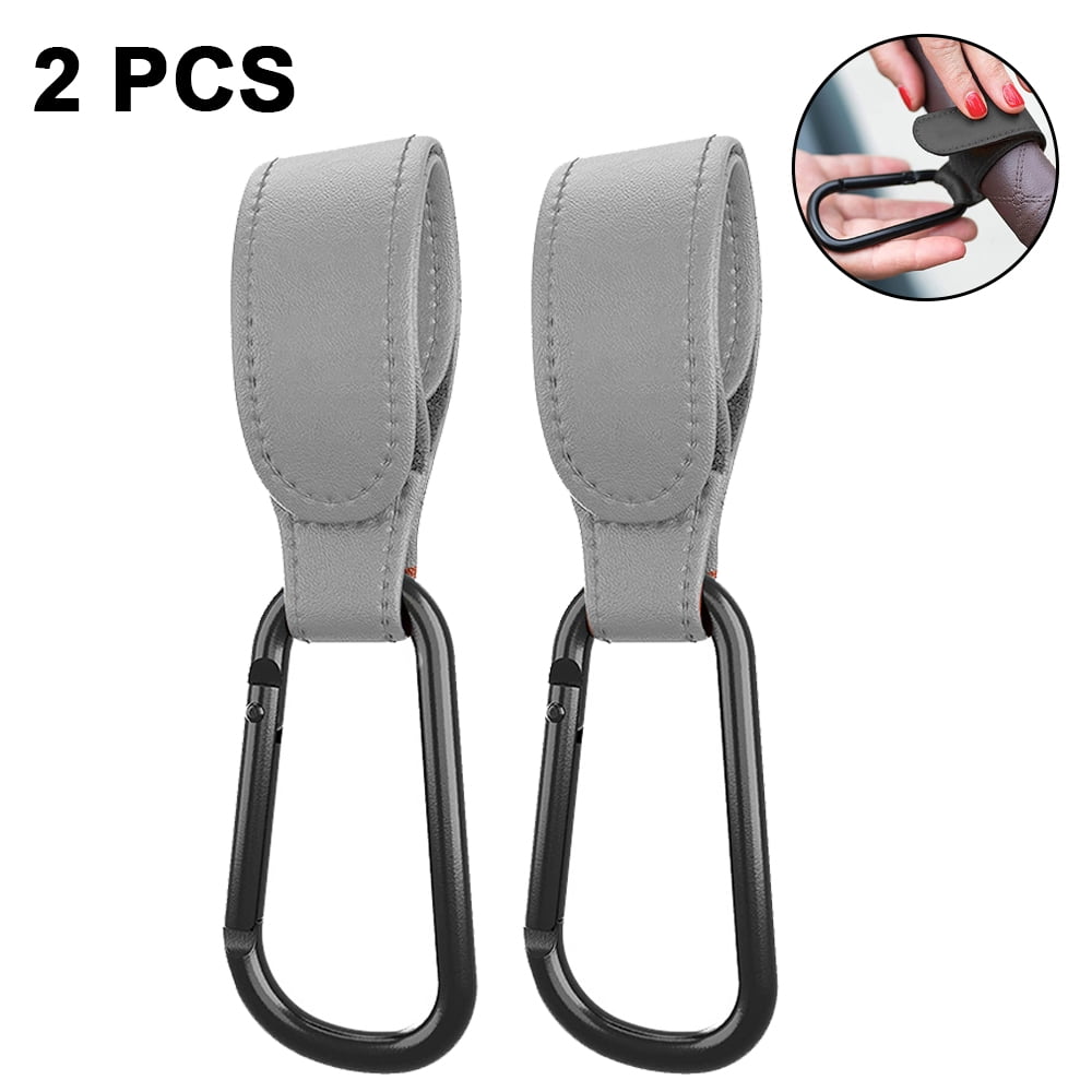 Wheelchairs Accessories for Purses Grocery Supermarket Mall Shopping Diaper Bags Backpacks White-Silver Baby Universal Heavy Duty Clip Stroller Hooks Pet Stroller Extra Security Holders 