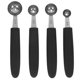 thumbnail image 1 of 4 cucharas para helado resistentes de acero inoxidable para el hogar., 1 of 6