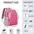 thumbnail image 6 of Boston Terrier on Red Background Backpack for School,Cute School Bag,Schoolbag with Adjustable Shoulder Straps & Padded Back,15"x11.42"x5.5", 6 of 6