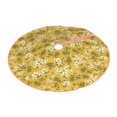 thumbnail image 2 of Balery Flower Printed Christmas Tree Skirt , Merry Christmas Party Christmas Tree Decoration,Adjustable Tree Skirt-36", 2 of 8