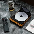 thumbnail image 5 of JA-310R Retro Wooden Compact CD Player with Bluetooth 5.3 Transmitter/Optical/USB/AUX, Lossless HiFi Audio Desktop CD Player with Remote Control for Home Audio System (No Built-in Speakers & Battery), 5 of 9