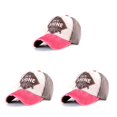 thumbnail image 2 of fastboy Casquette de Tennis Ajustable pour Hommes et Femmes, Randonnée, Golf, Baseball, Rose 3Set, 2 of 6