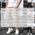 thumbnail image 3 of Tumotour Cargo Pants for Men Elastic Waist Cuffed Pants Athletic Workout Running Joggers with Pocket Full Length Pants, 3 of 9