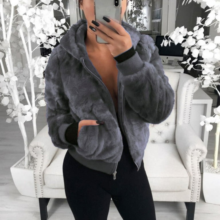 Short 2025 fluffy coat