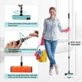 thumbnail image 4 of Cepillo limpiador de juntas RarefRoom con mango largo ajustable de 147 cm, diseño en V, 4 of 7