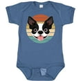 thumbnail image 3 of Inktastic Boston Terrier Dog Retro Sunset Boys or Girls Baby Bodysuit, 3 of 5