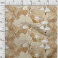 thumbnail image 3 of oneOone Cotton Poplin Light Brown Fabric Asian Japanese Floral Sewing Material Print Fabric By The Yard 56 Inch Wide, 3 of 5