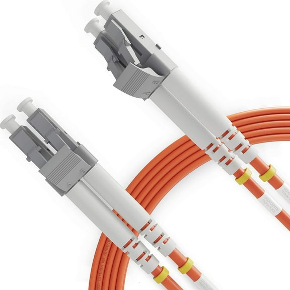 LC/LC 62.5/125 Multimode Duplex Fiber Patch Cable - OM1 - 5 Meter | High-Speed, Long-Distance Fiber Cable for Networking and Data Transfer