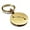 Gold, variant on Stainless Steel Aries (Ram) Astrology Constellation Round Medallion Keychain Circle Ring