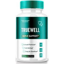 Truewell Capsules, Support Supplement, All Natural Body Support Formula, Maximum Strength Vitamin Pills 1000 MG, True Well Official Reviews (60 Capsules)