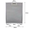 thumbnail image 3 of HLONK 3 Pcs Aluminum Cooker Hood Filters Metal Mesh Extractor Vent Filter 310x250x9mm, 3 of 7