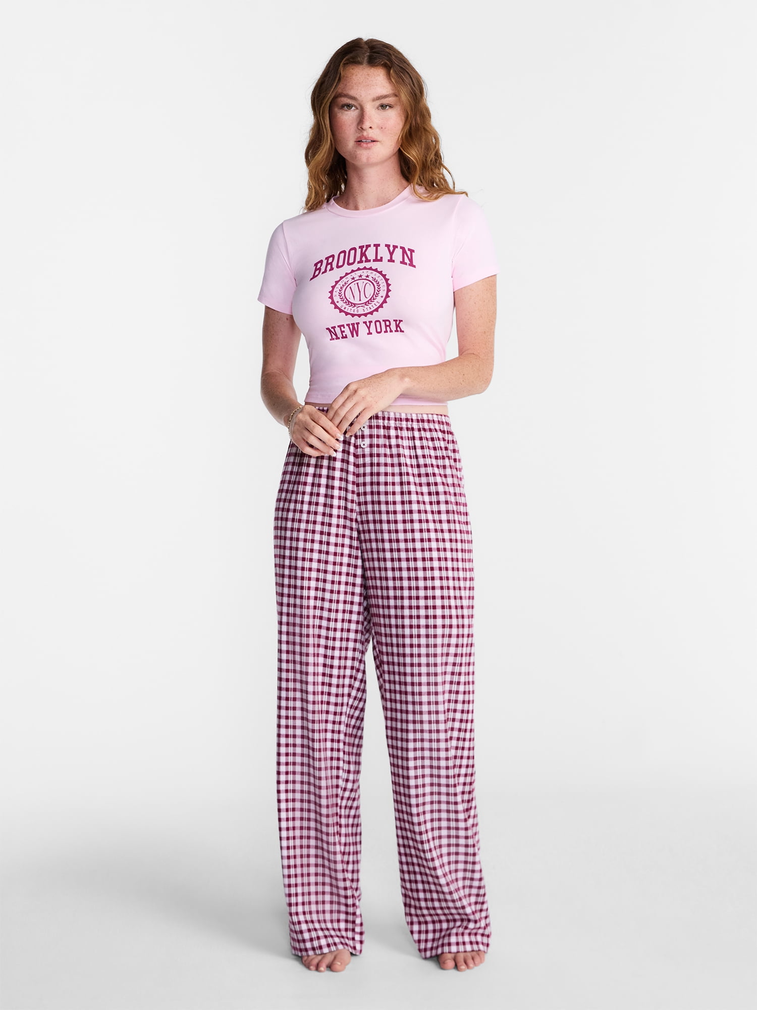 No Boundaries Sleep Boxer Pants, Women's XS-XXL