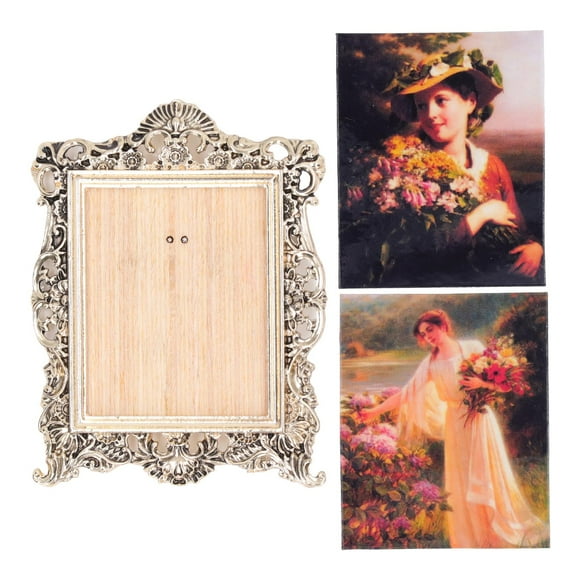 Large Vintage European Dollhouse Picture Frame