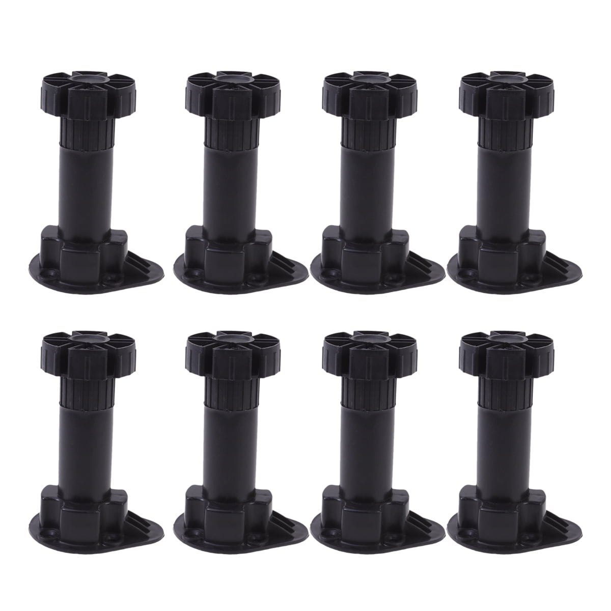 8pcs Thicken Adjustable Height Furniture Legs Plastic Table Legs for