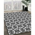thumbnail image 2 of Ahgly Company Indoor Rectangle Patterned Oil Black Area Rugs, 2' x 3', 2 of 6