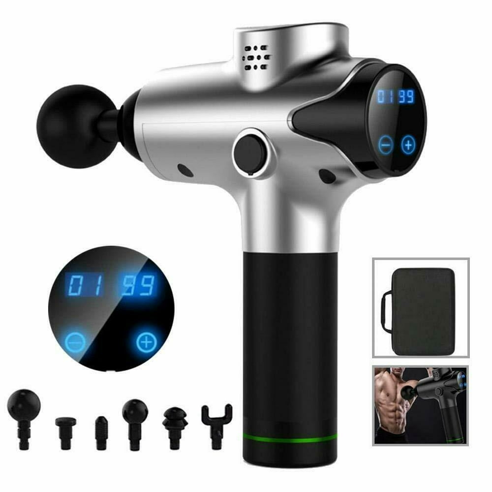 LCD 20Gear Massage Gun,Professional Personal Massage Device,Hand Held