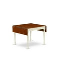thumbnail image 5 of East West Furniture Monza Rectangular Wood Dining Table in Cream/Cherry, 5 of 8
