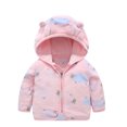 thumbnail image 2 of Esaierr Boys Girls Winter Fleece Jacket Small for Kids Baby Infant Neutral Autumn Winter Coat With Pocket 6M-6Y Warm Cute Ear Hooded Outwear, 2 of 7