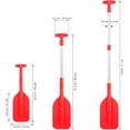 thumbnail image 6 of ABPETE 2Pcs Telescopic Kayak Paddle Rafting Boat Paddle Canoe Oars Plastic Aluminum Alloy Boat Oars(Red), 6 of 17