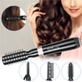 thumbnail image 2 of Suodoka 4 in 1 Multifunctional Hair Dryer & Styler Hot Air Comb Straightener Curler For All Hair Types Salon Quality Styling Tool 600W Compact Design Black[cite: 1], 2 of 10