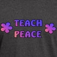 thumbnail image 3 of CafePress - Teach Peace Dark T Shirt - Men's Classic Graphic Cotton T-Shirt, 3 of 4