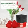 thumbnail image 1 of CATIEBYE 4Pcs Black Square Packing Bags for Coffee Shop Paper Grocery Bags, 1 of 7