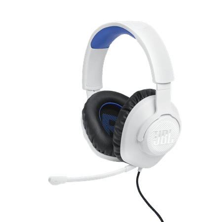 JBL - Quantum 100P Wired Gaming Headset - White