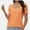 Coral color, variant on Women's Basic Summer T-Shirt - Square Neck Short Sleeve Top, Casual Comfort Fit