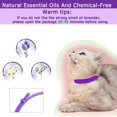 thumbnail image 2 of ORUYROP Calming Collar for Cats 3 Pack Calming Cat Collars Pheromone Collar for Cats Anxiety Relief Lasts 60 Days Adjustable Calming Collar for Kitten Kitty Calm Collar Cat Calm Relaxing Comfo, 2 of 7
