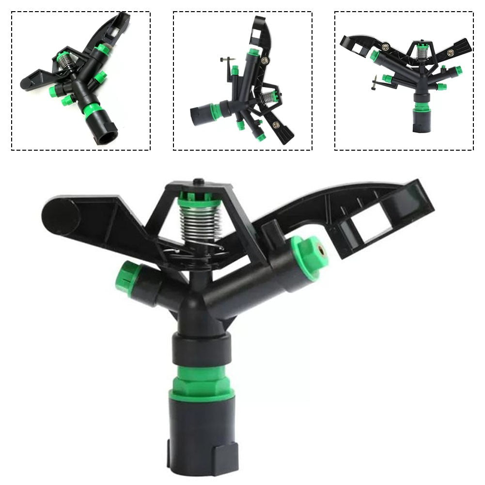 RichLink 1 inch Rotating 4 Spray Head Garden Sprinkler Automatic Rotat Spray Sprinkler