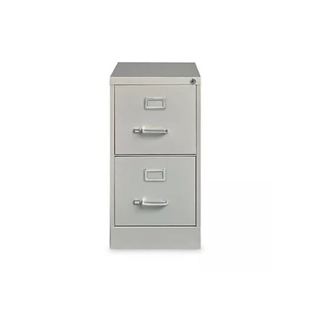 Alera ALEHVF152629LG 2 Drawer Economy Vertical File - Letter-Size File Drawers - Light Gray