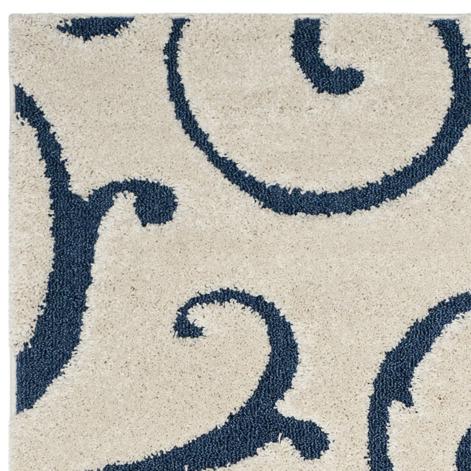 SAFAVIEH Florida Douglas Floral Vines Shag Area Rug