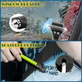 thumbnail image 3 of 2-in-1 Emergency Car Escape Tool - Window Breaker & Seatbelt Cutter, 3-Pack Vehicle Safety Device, Black, 3 of 6