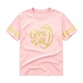 thumbnail image 4 of bravefron Girls Game Day Team Graphic Tee Short Sleeve Sporty Top for Young Athletes Casual Crew Neck Fan Shirt, 4 of 4