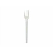 NatureHouse Compostable CPLAWare Fork, 6" Length, White, 50/Pack - SVARP05