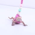 thumbnail image 1 of Lizard Traction Rope,   Cool Lizard Reptile Harness Leash Adjustable Design Durable Bearded Dragon Lizard Leash Harness, 1 of 8