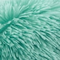 thumbnail image 5 of Mainstays Long Hair Faux Fur Backrest Pillow, Bedrest, 21'' x 13'' x 19'', Mint, 1 Piece, 5 of 7