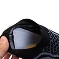 thumbnail image 5 of HTHLVMD Woven Mesh Slip On Sneakers, Toddler Kid's Woven Mesh Slip On Sneakers Breathable Wave Stripe Sock Running Shoes Casual Lightweight Athletic Trainers, Black 4.5C, 5 of 9