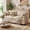 Beige, variant on 70'' Cloud Loveseat with Washable Cover for Small Space, Noelse Soft Corduroy Couch with 2 Pillows, 2 Seater Modular Sectional Sofa with Deep Comfy Seat Cushion for Living Room Bedroom, Beige
